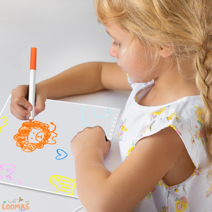 לוח היצירה הזוהר – חווית ציור חדשה ומלמדת