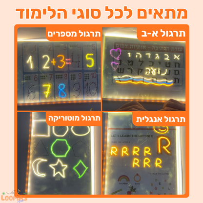 לוח היצירה הזוהר – חווית ציור חדשה ומלמדת
